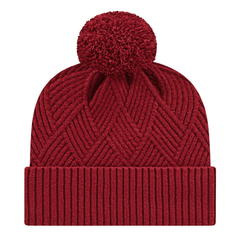 Cap America Premium Diagonal Weave Knit Cap with Cuff iK8554 Dark Heather Standard