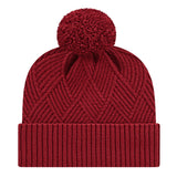 Cap America Premium Diagonal Weave Knit Cap with Cuff iK8554 Dark Heather Standard