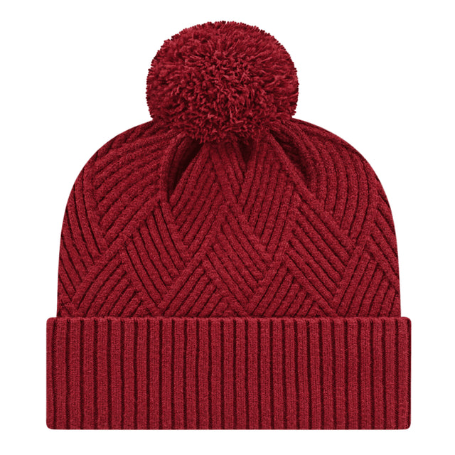 Cap America Premium Diagonal Weave Knit Cap with Cuff iK8554 Dark Heather Standard