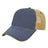Cap America Premium Vintage Washed Mesh Back Cap i8527 Royal/Khaki OSFM