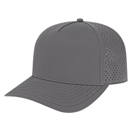 Cap America Premium Water - Resistant Perforated Cap i8540 Charcoal Standard