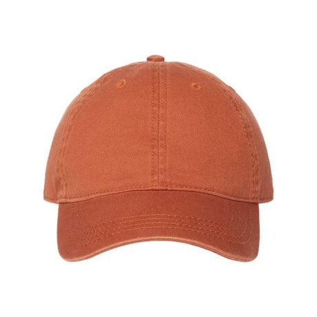 CAP AMERICA Relaxed Golf Dad Hat - CAP AMERICA i1002 Burnt Orange Adjustable Caps