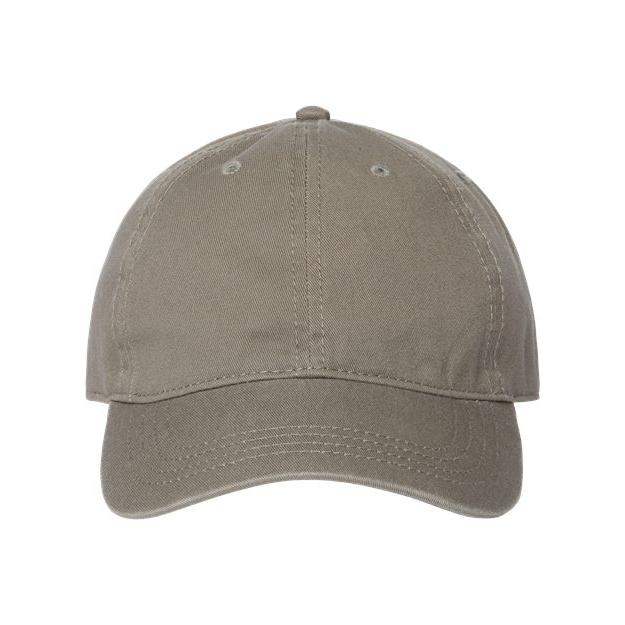 CAP AMERICA Relaxed Golf Dad Hat - CAP AMERICA i1002 Grey Adjustable Caps