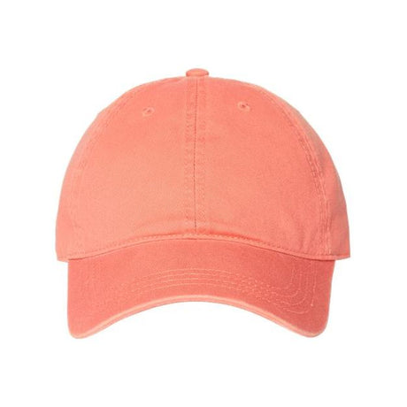 CAP AMERICA Relaxed Golf Dad Hat - CAP AMERICA i1002 Melon Adjustable Caps