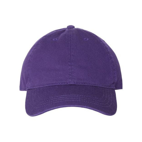 CAP AMERICA Relaxed Golf Dad Hat - CAP AMERICA i1002 Purple Adjustable Caps