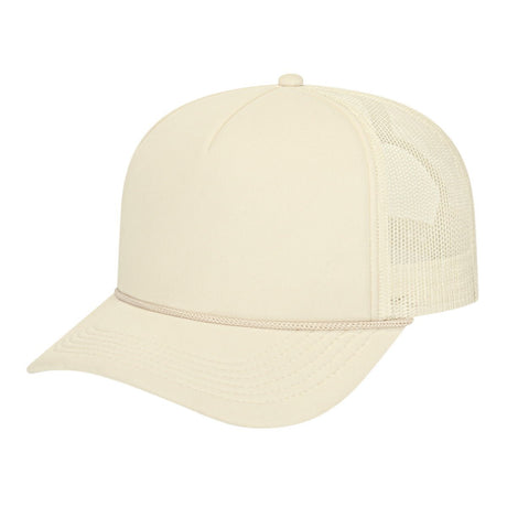 Cap America Retro Foamie Trucker Cap i5054 Cream Standard