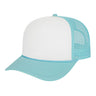 Cap America Retro Foamie Trucker Cap i5054 White/Light Blue Standard