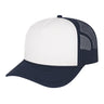 Cap America Retro Foamie Trucker Cap i5054 White/Navy Standard