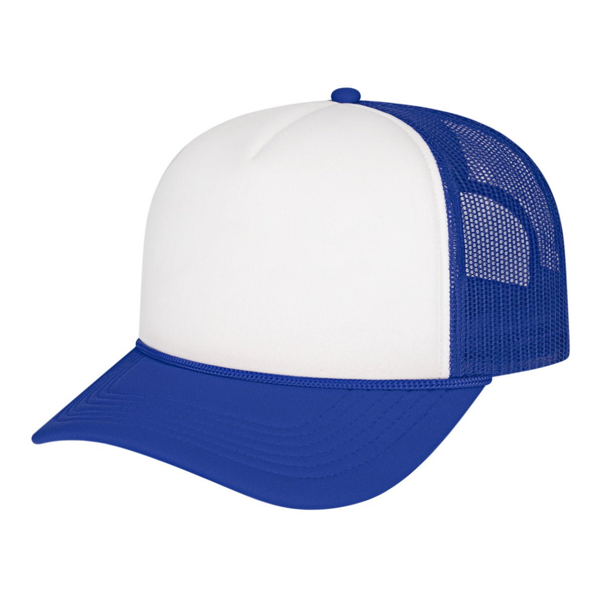 Cap America Retro Foamie Trucker Cap i5054 White/Royal Standard