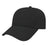 Cap America Soft Fit Solid Active Wear Cap i7007 Black Standard Caps