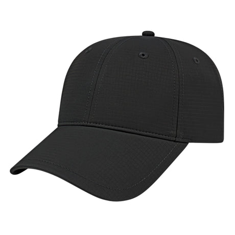 Cap America Soft Fit Solid Active Wear Cap i7007 Black Standard Caps