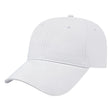 Cap America Soft Fit Solid Active Wear Cap i7007 White Standard Caps