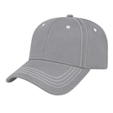 Cap America Soft Textured Polyester Mesh Cap i7024 Gray Standard