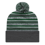 Cap America Striped Knit Cap with Cuff RKL12 True Navy Standard