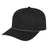 Cap America Summit Perforated Cap with Rope i3056 Black with Black/Silver Rope Standard