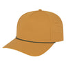 Cap America Summit Perforated Cap with Rope i3056 Wheat with Loden Rope Standard