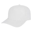 Cap America Summit Perforated Cap with Rope i3056 White with White/Silver Rope Standard
