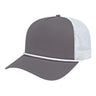 Cap America Value Rope Trucker Cap i5011 Charcoal/White/White Standard