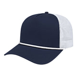 Cap America Value Rope Trucker Cap i5011 Navy/White/White Standard