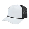 Cap America Value Rope Trucker Cap i5011 White/Black/Black Standard