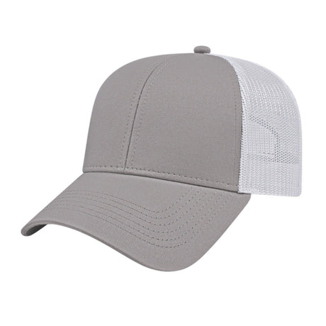 Cap America Value Trucker Cap i3025 Gray/White Standard Caps