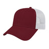 Cap America Value Trucker Cap i3025 Light Maroon/White Standard Caps