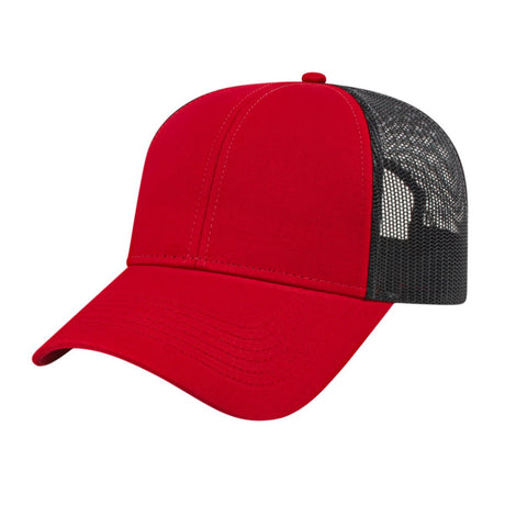 Cap America Value Trucker Cap i3025 Red/Black Standard Caps