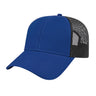 Cap America Value Trucker Cap i3025 Royal/Black Standard Caps