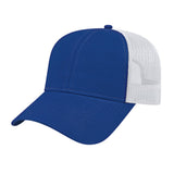 Cap America Value Trucker Cap i3025 Royal/White Standard Caps
