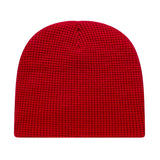 Cap America Waffle Beanie iK75 Red Standard Beanies
