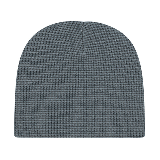Cap America Waffle Beanie iK75 Slate Blue Standard Beanies