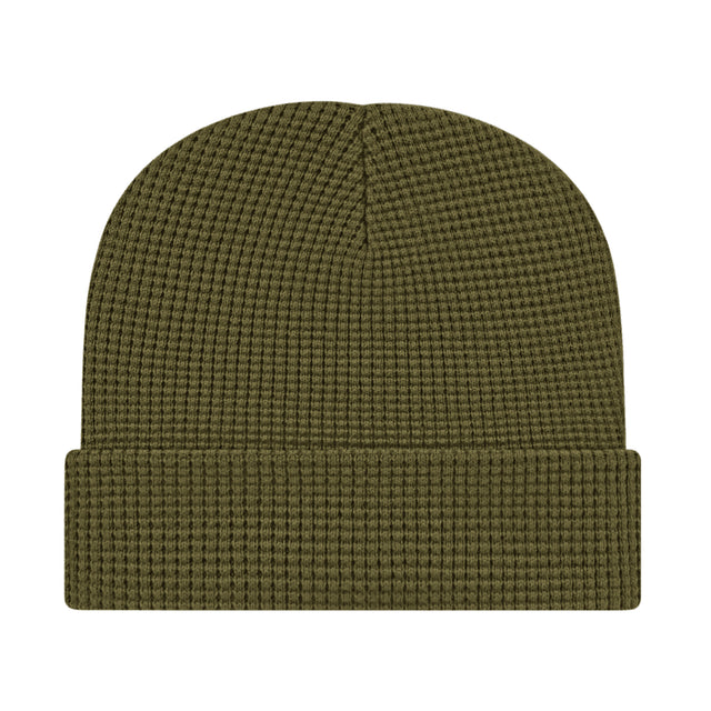 Cap America Waffle Knit Cap with Cuff iK70 Cider Standard