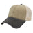 Cap America Washed Pigment Dyed Trucker Cap i3027 Khaki/Black/Stone Standard