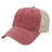 Cap America Washed Pigment Dyed Trucker Cap i3027 Light Maroon/Stone Standard
