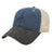 Cap America Washed Pigment Dyed Trucker Cap i3027 Navy/Black/Stone Standard
