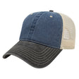 Joe's USA BTA Backroads Trucker Cap Navy/Black/Stone Standard