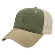 Joe's USA BTA Backroads Trucker Cap Olive/Khaki/Stone Standard