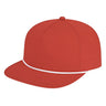 Cap America Waypoint Rope Cap i7310 Red/White Standard Caps
