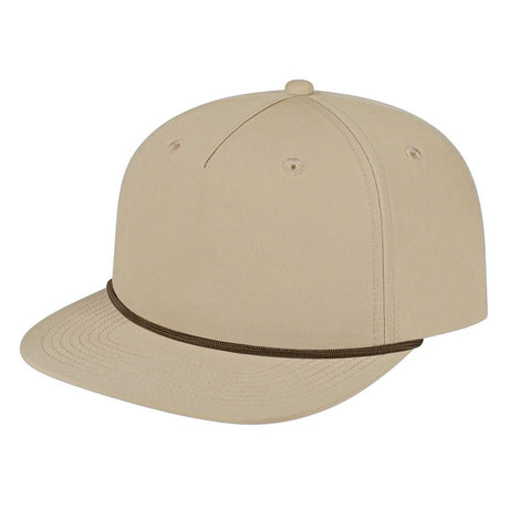 Cap America Waypoint Rope Cap i7310 Tan/Brown Standard Caps
