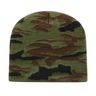 Cap America Woodland Camouflage Knit Beanie RKWC9 Woodland Camo Standard