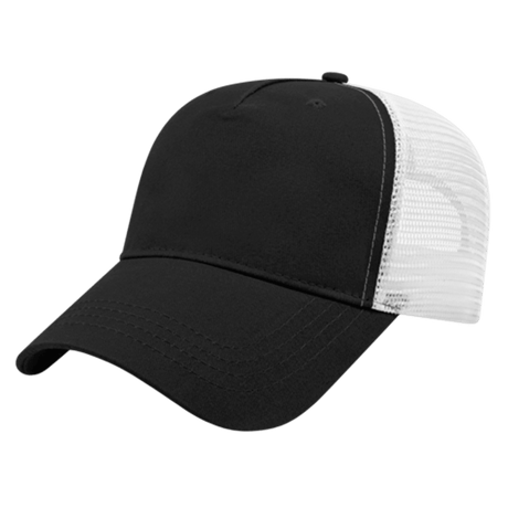 Cap America X - tra Value Five Panel Trucker Cap X600 Gray/White Standard