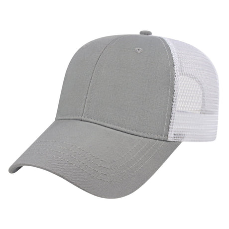 Cap America X - tra Value Six Panel Trucker Cap X500 Gray/White Standard