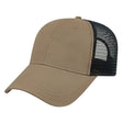 Cap America X - tra Value Six Panel Trucker Cap X500 Khaki/Black Standard