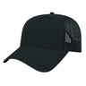 Cap America YP Classics® Five Panel Retro Trucker Cap i6506 Black Standard