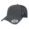Cap America YP Classics® Five Panel Retro Trucker Cap i6506 Charcoal Standard