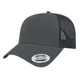 Cap America YP Classics® Five Panel Retro Trucker Cap i6506 Charcoal Standard