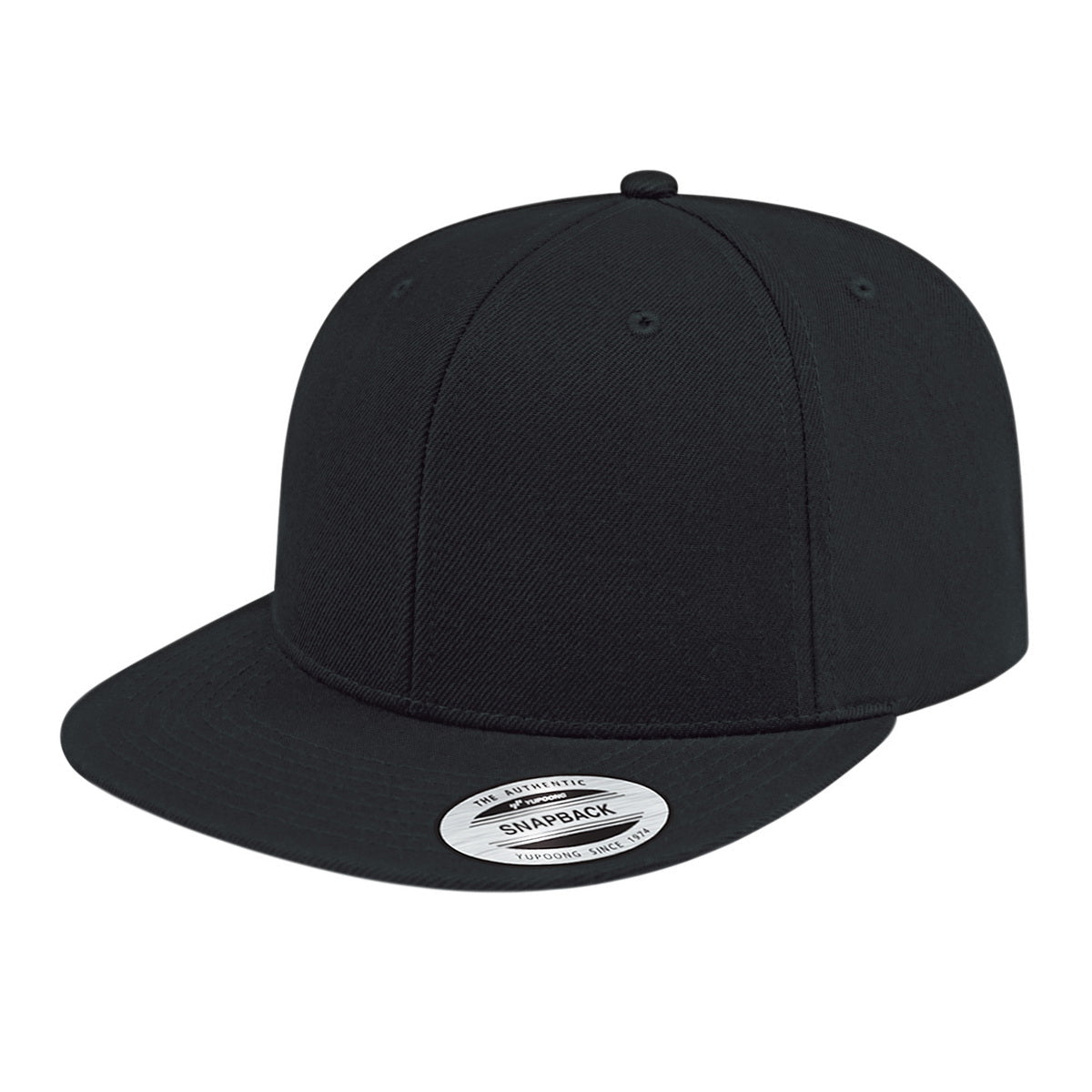 Cap America YP Classics® Premium Snapback Cap i6089M Black Standard