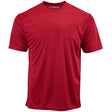DRIEQUIP Men's Athletic All Sport Training Tee Shirts-Cardinal Activewear DRI-EQUIP Cardinal X-Small
