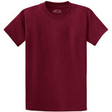 Men's Durable 100% Heavyweight Cotton T-Shirts in Regular, Big, and Tall Sizes-Cardinal T-Shirts Joe's USA Cardinal Small