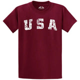 Joe's USA Vintage USA Logo Tee - Cardinal Joe's USA Cardinal Small